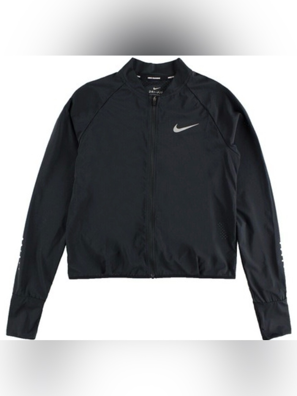 NIKE Women's Dri Fit Lightweight Long Sleeve Bomber Size M